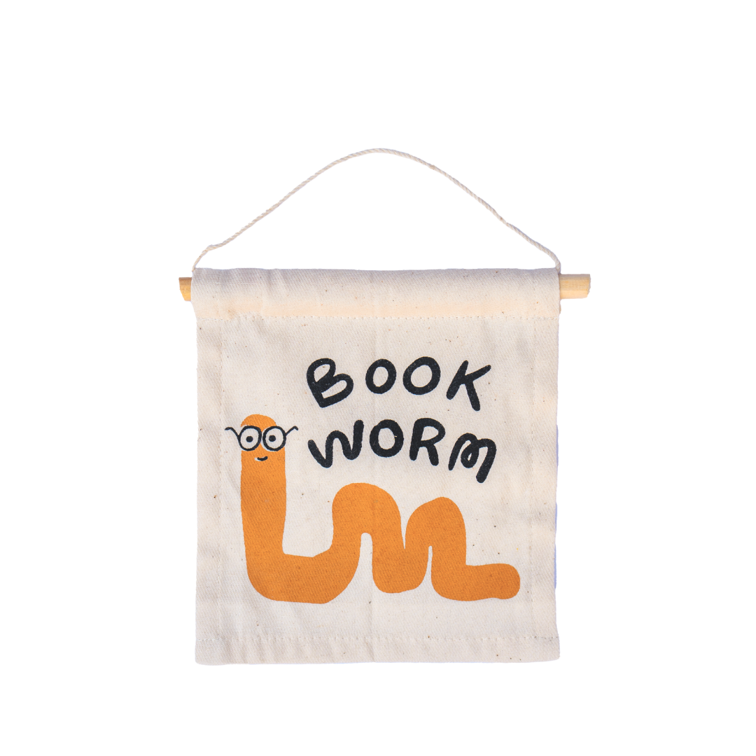 Book Worm Banner