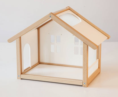 Small Wooden Dollhouse