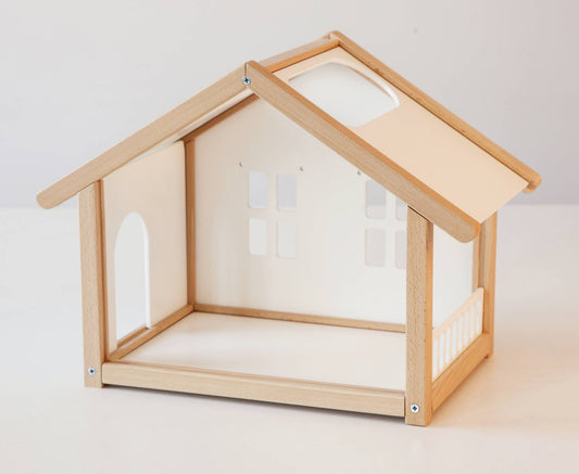 Small Wooden Dollhouse