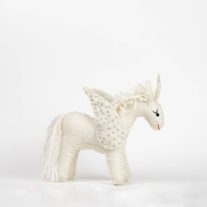 Felt Unicorn - Small White