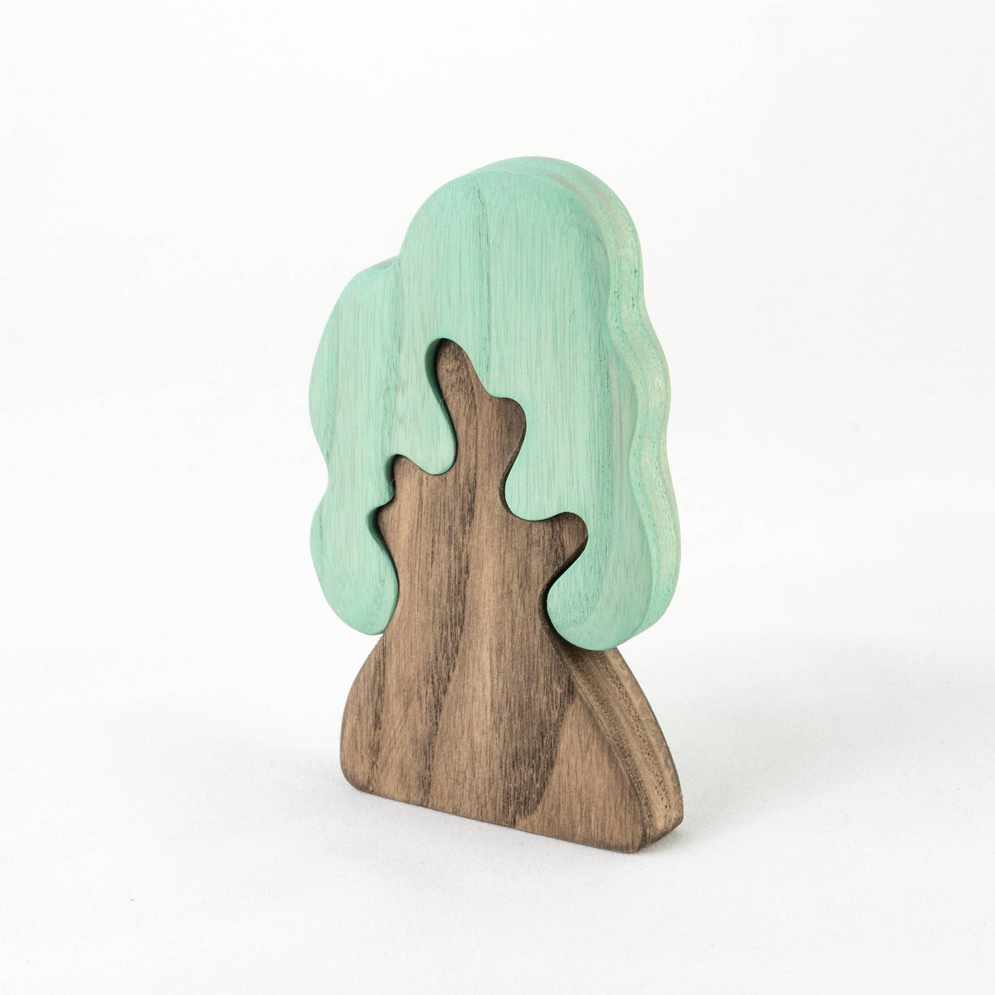Wooden Winter Oak Tree