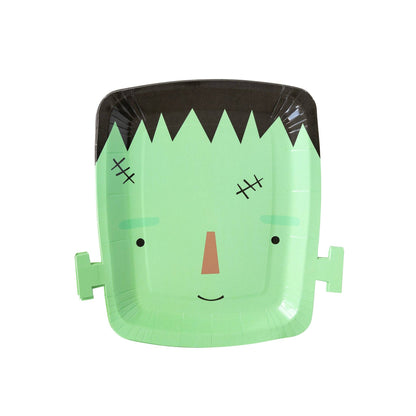 Frankenstein Shaped Paper Plate