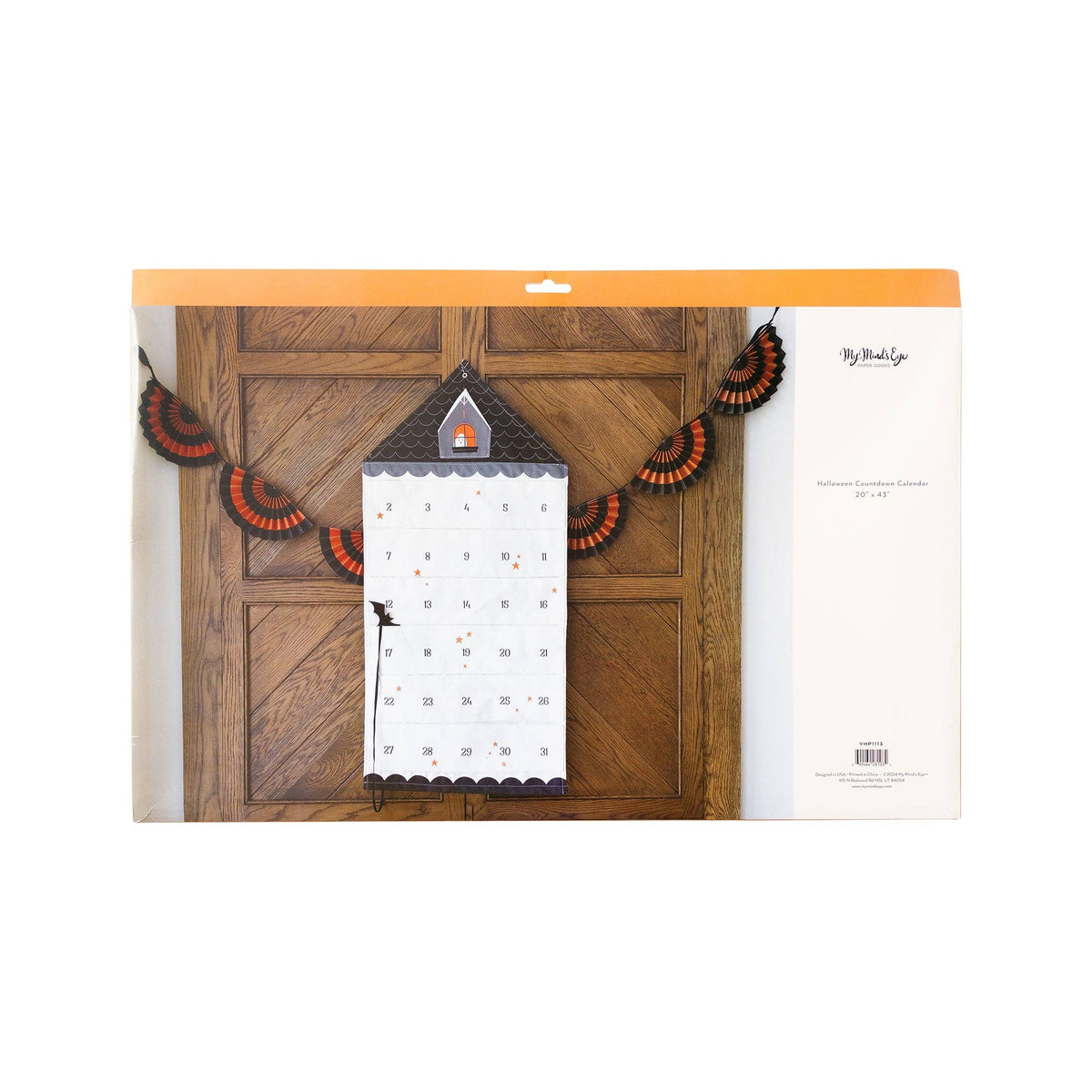 VHP1113 - Countdown to Halloween Canvas Pocket Advent