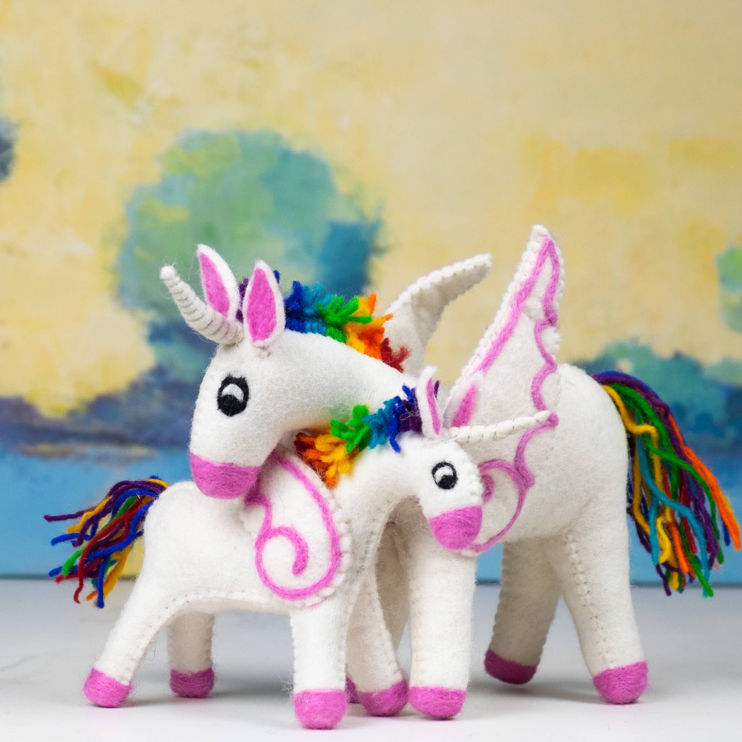 Felt Unicorn Rainbow - Large