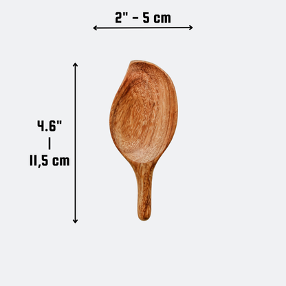 Wooden Leaf Spoon