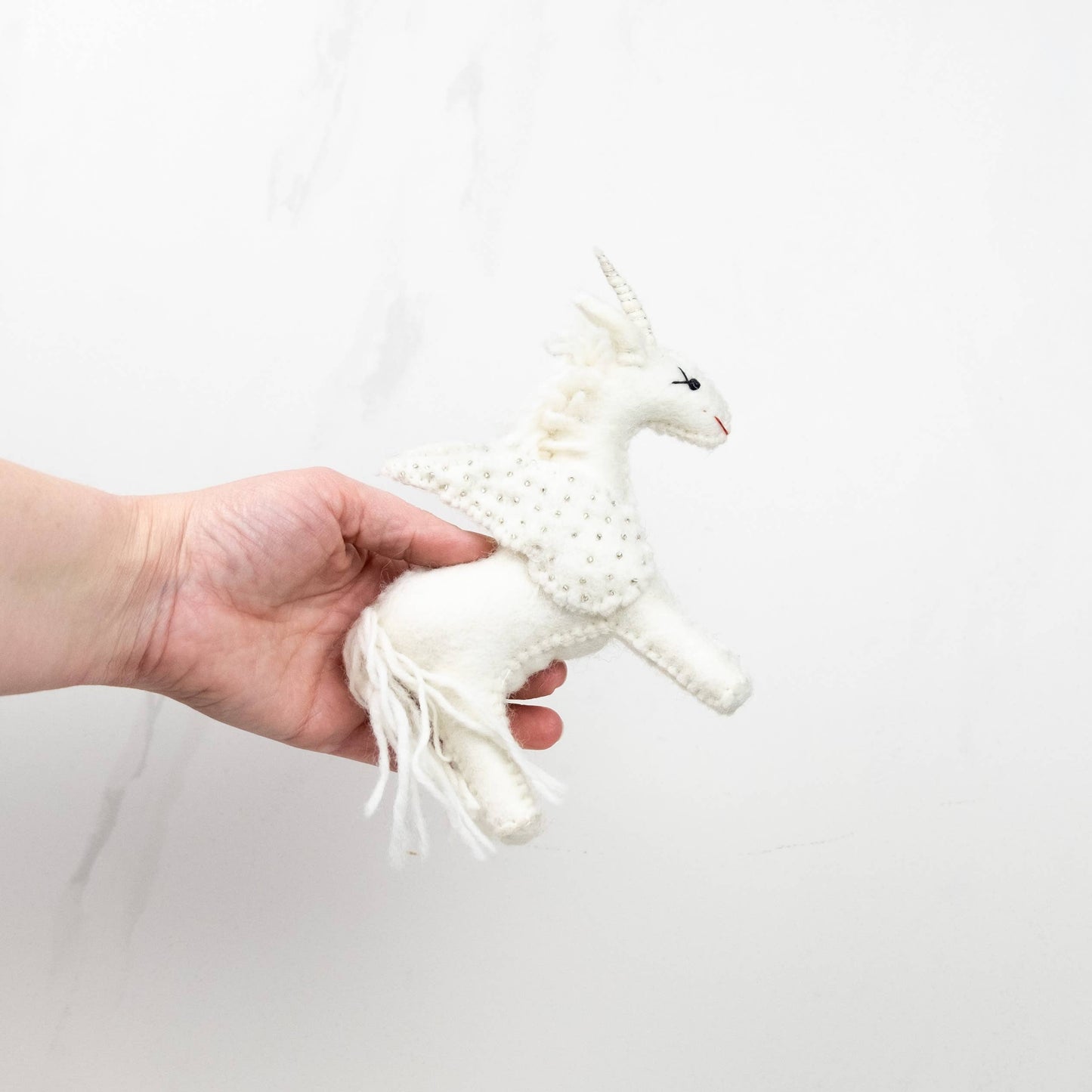 Felt Unicorn - Small White