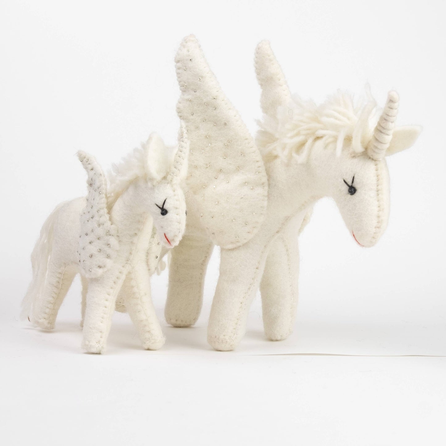 Felt Unicorn - Small White
