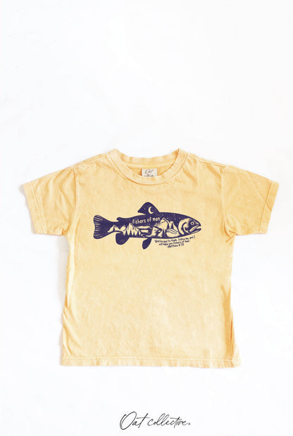 FISHERS OF MEN Youth Washed Graphic Tee