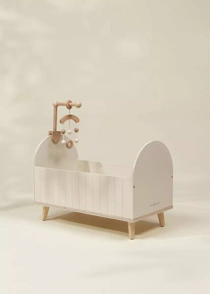 Wooden Dolls’ Crib & Accessories