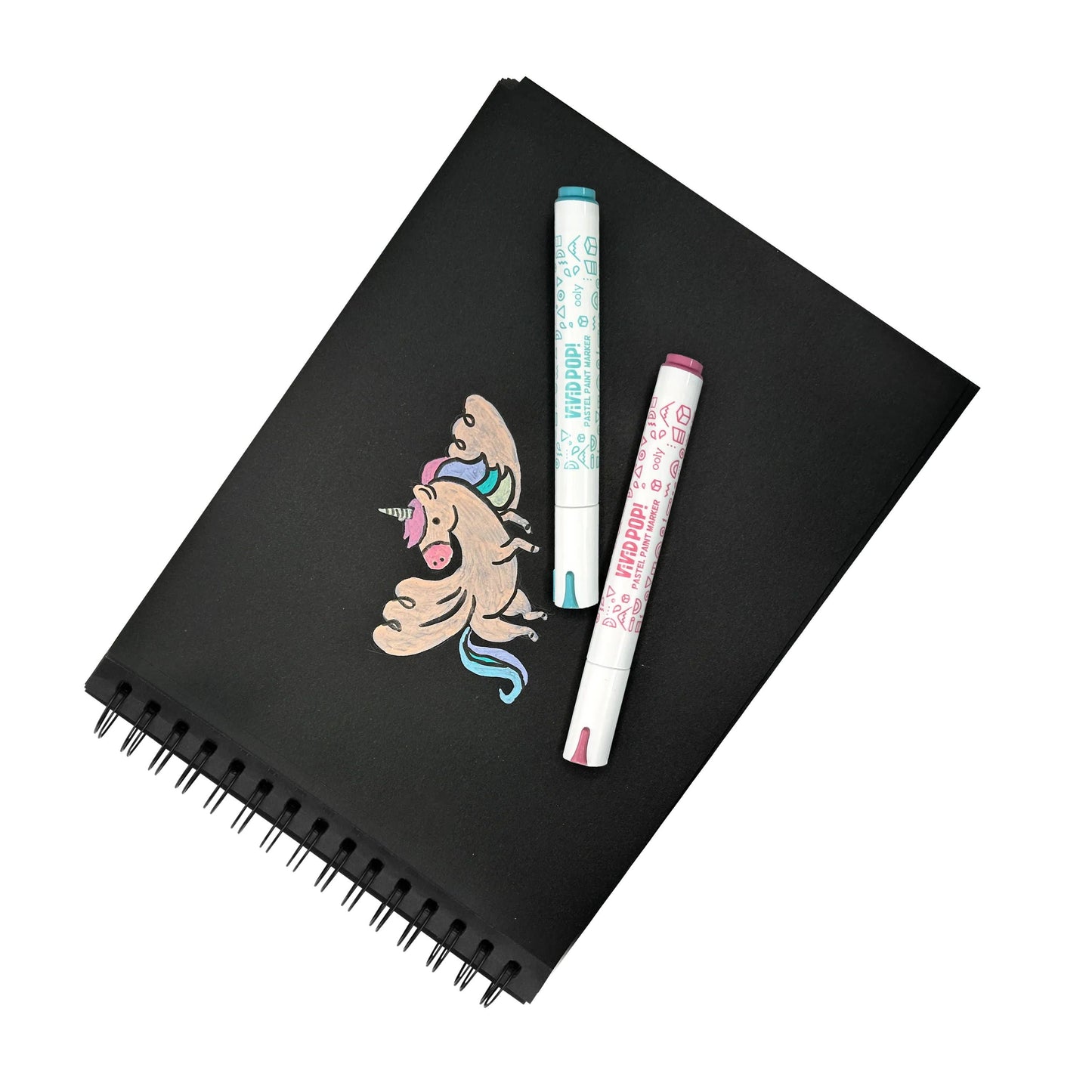 Vivid Pop!: Opaque Water-Based Paint Markers - Pastel