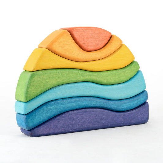 Wooden Rainbow Stacker