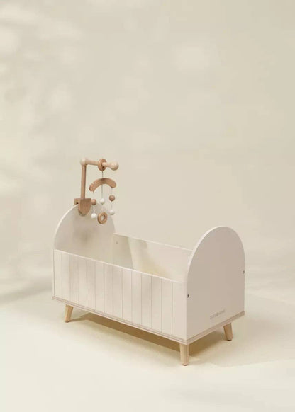 Wooden Dolls’ Crib & Accessories