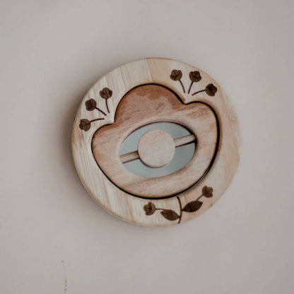 Flower Rattle, Mirror & Butterfly Frame Gift Set