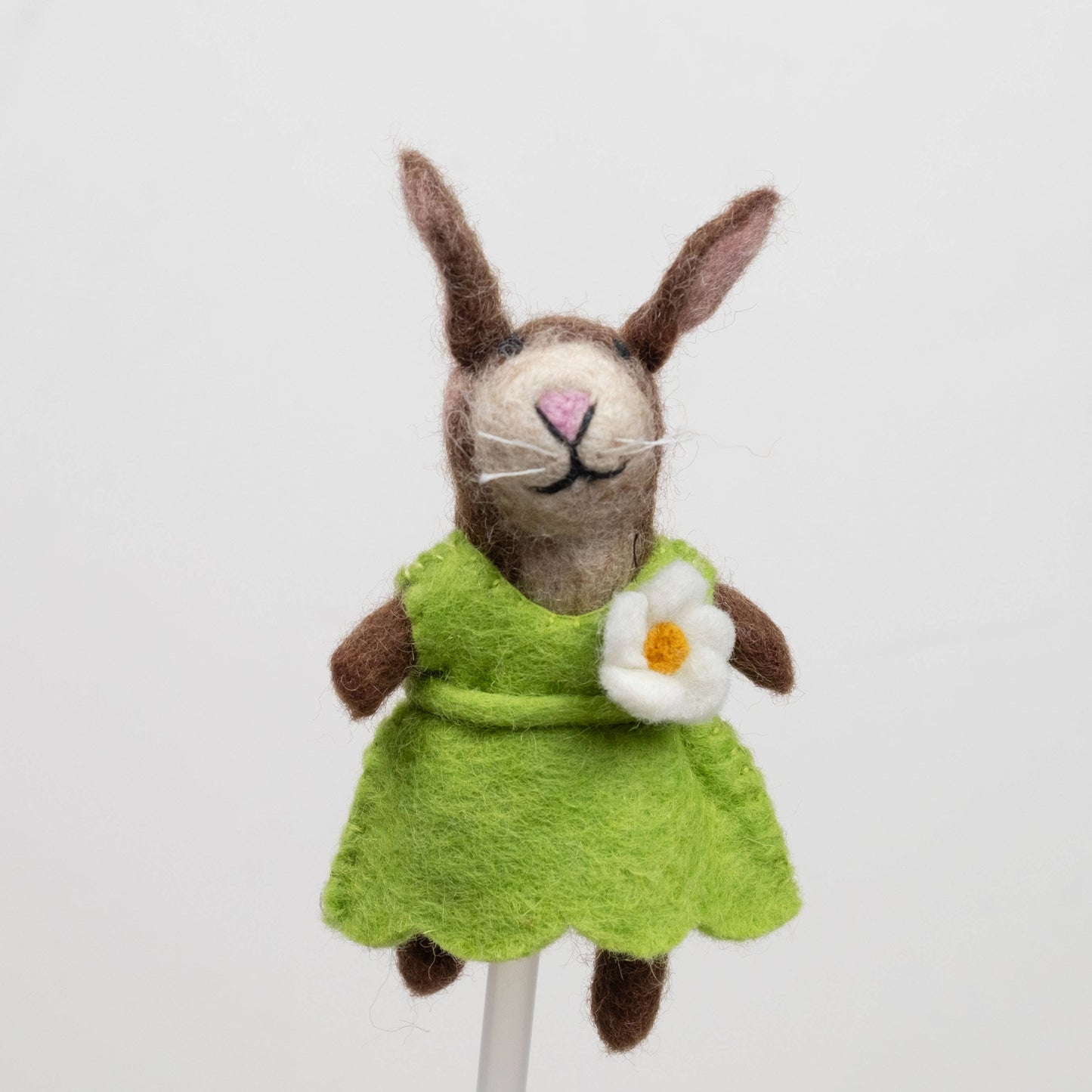 Felt Finger Puppet - Clothed Rabbit