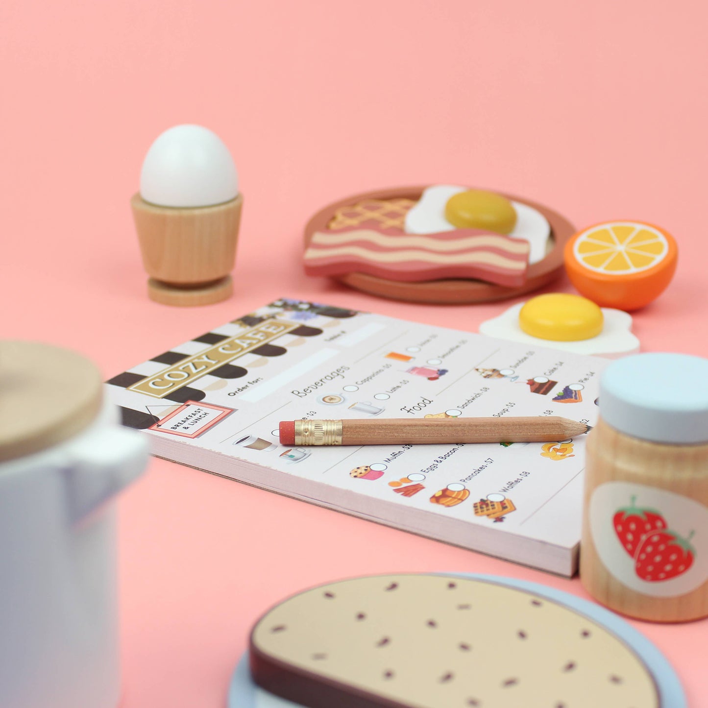 Pretend Play Notepad - Cozy Cafe