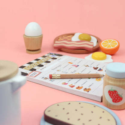 Pretend Play Notepad - Cozy Cafe