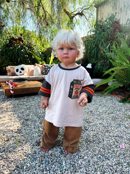 SPOOKY JUICE BOX Oversized Kids Tee