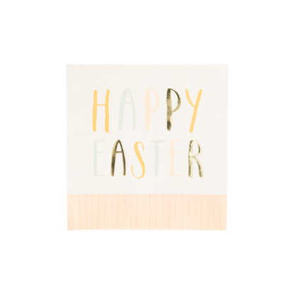 Happy Easter Paper Cocktail Napkins