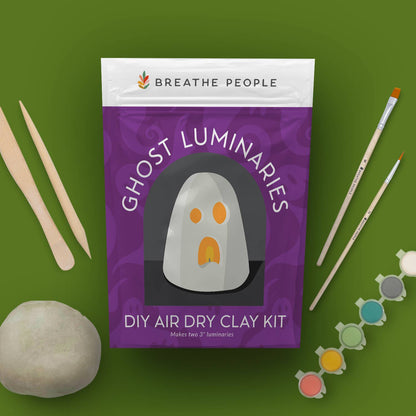 DIY Ghost Luminary – Air-Dry Clay Kit