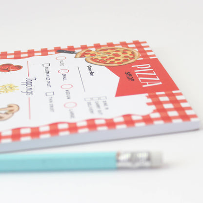Pretend Play Notepad - Pizza Shop