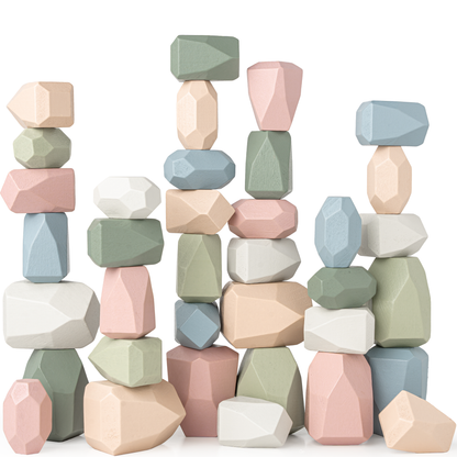 Stacking Blocks for Toddlers by Comfy Cubs