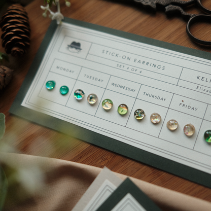 Kelpie's Lagoon Stick-On Earring Set