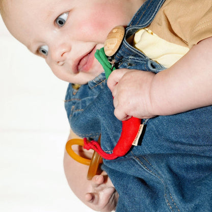 Charly the Chili Pacifier Clip