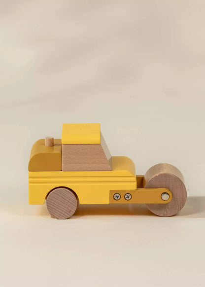 Wooden Construction Vehicle - Compactor