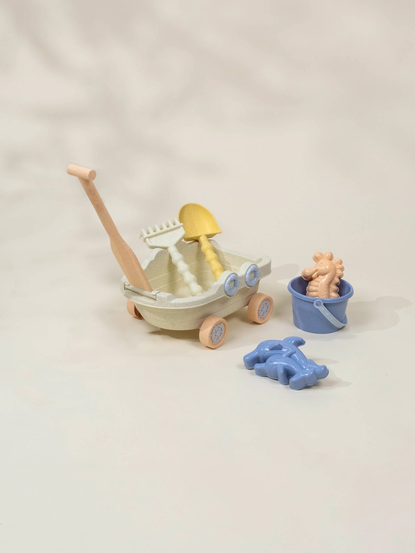 Wheat Straw Sand Toy Wagon & Accessories