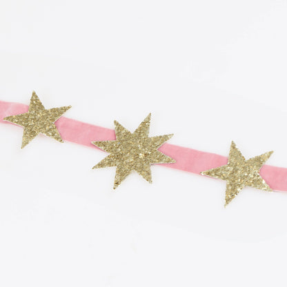 Celestial Glitter Star Party Crowns