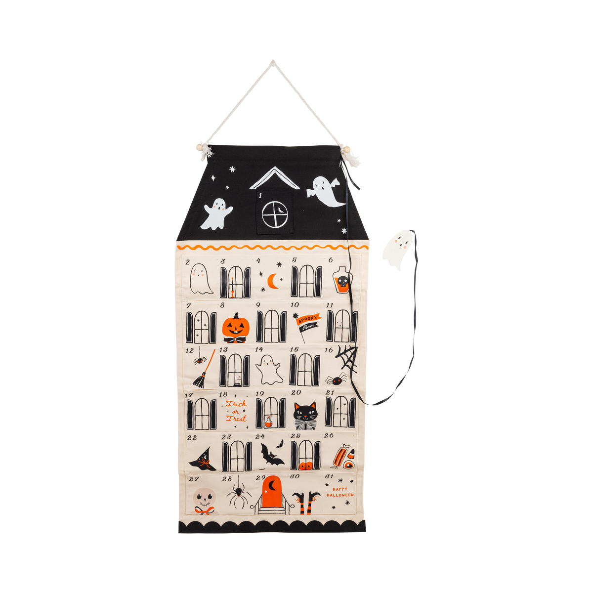 HAL1317 - Canvas Halloween Advent Calendar