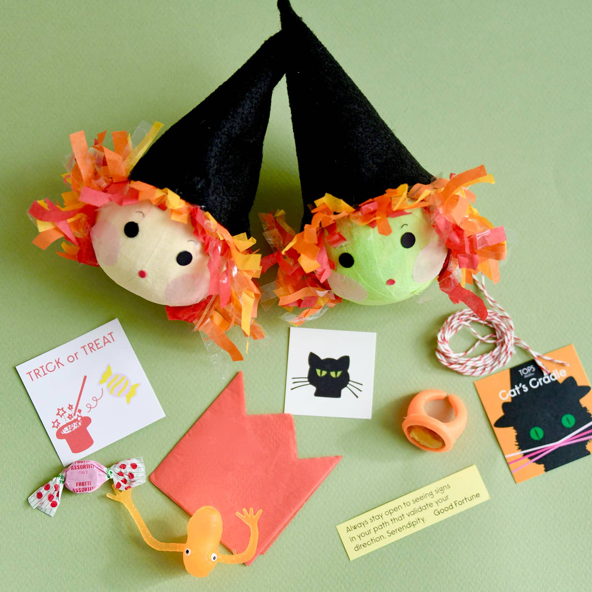 Mini Surprise  Ball - Halloween - Witch - Assorted Colors