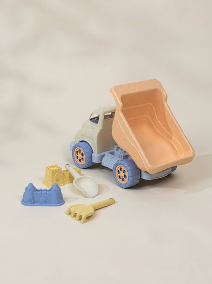 Wheat Straw Sand Toy Set Dump Truck & Accessories