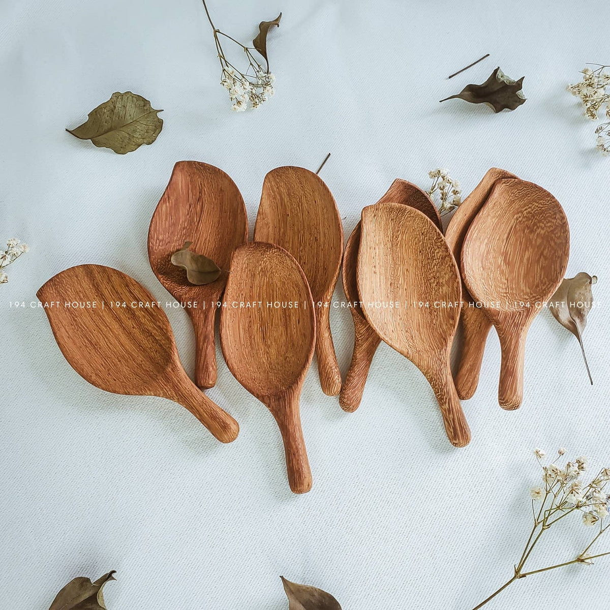 Wooden Leaf Spoon