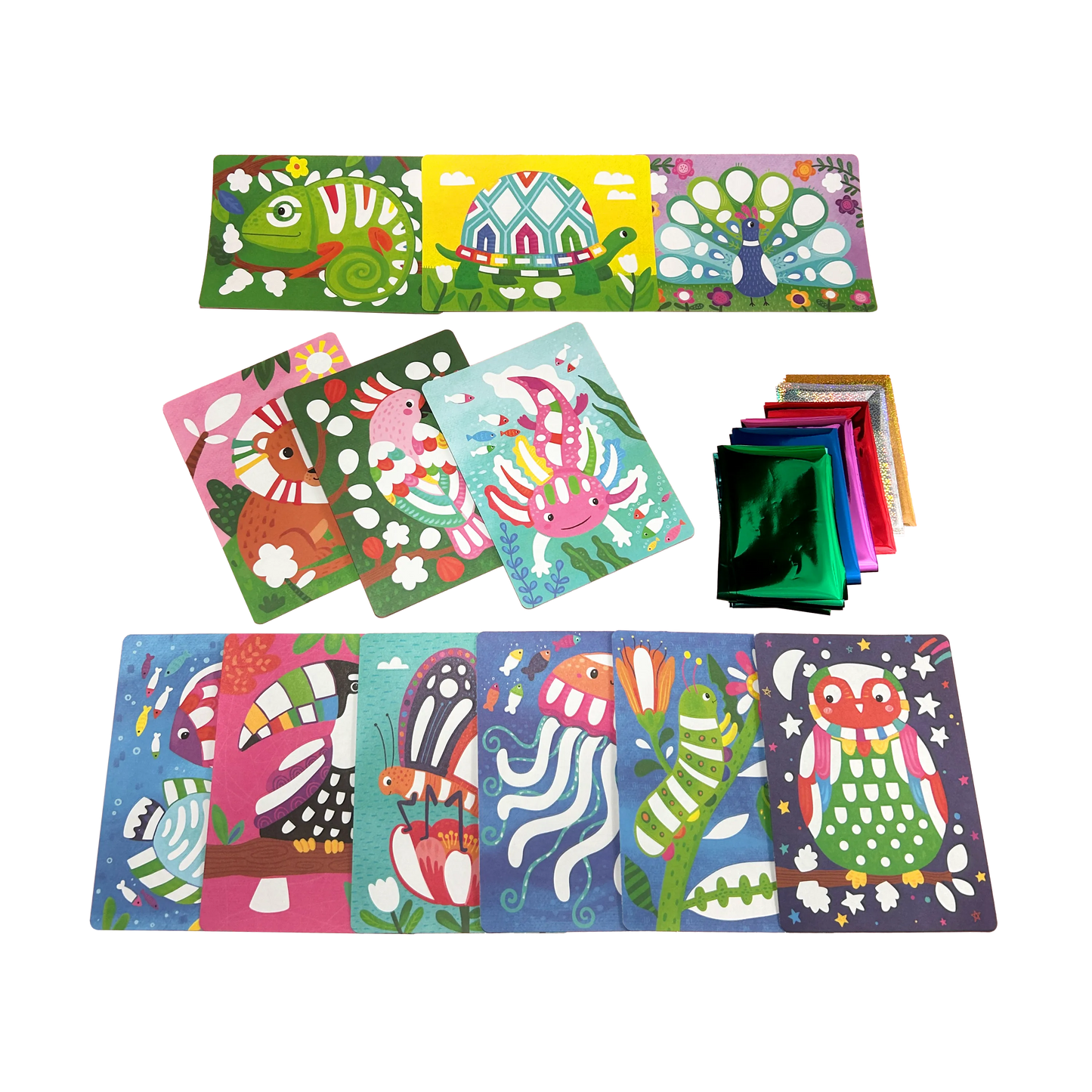 Foil-tastic: Foil Art & Coloring Fun (Awesome Animals)