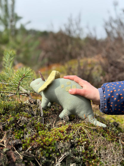ThreadBear | Trike Linen Dinosaur Toy