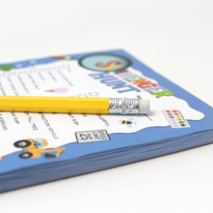 Pretend Play Notepad - Scavenger Hunt