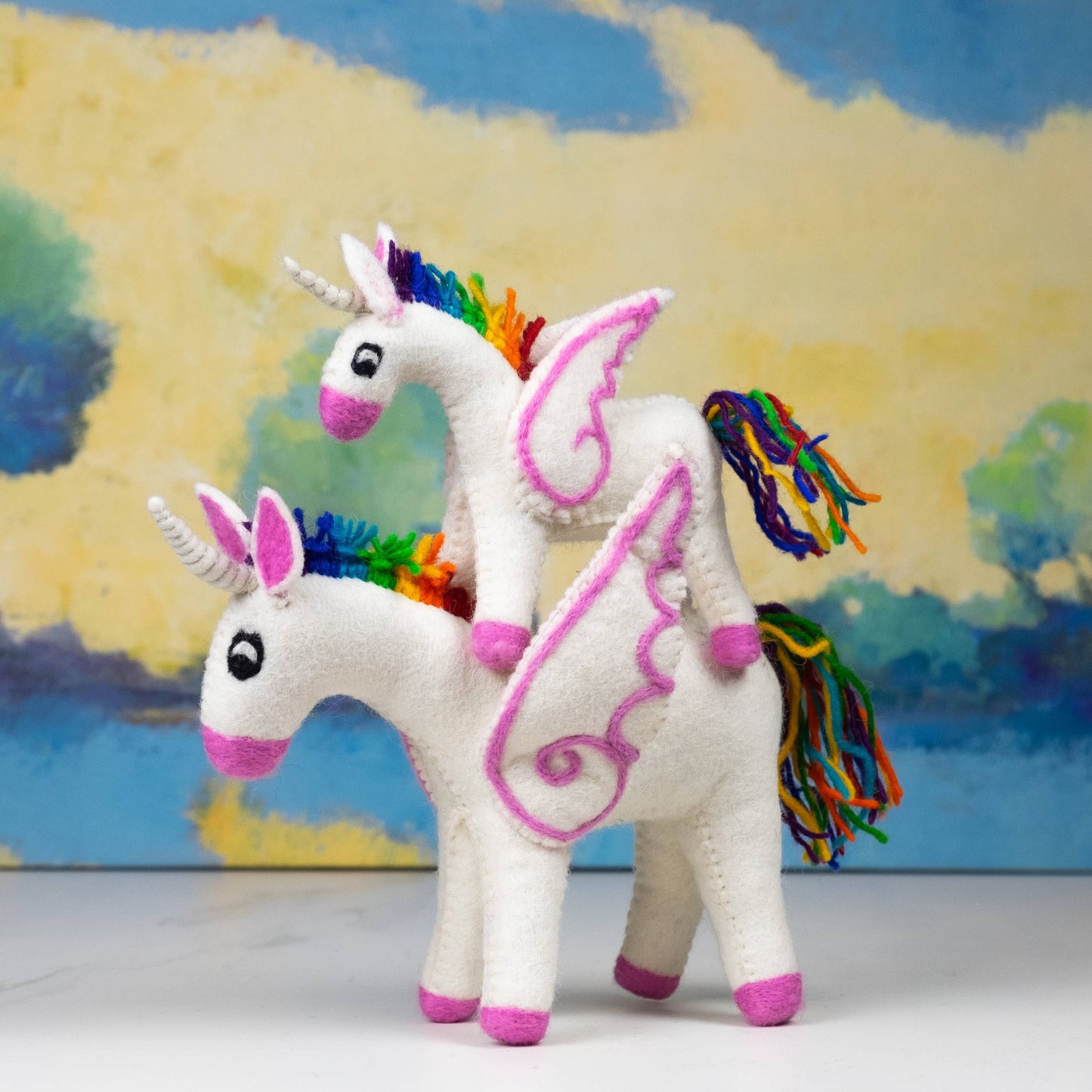 Felt Unicorn Rainbow - Small
