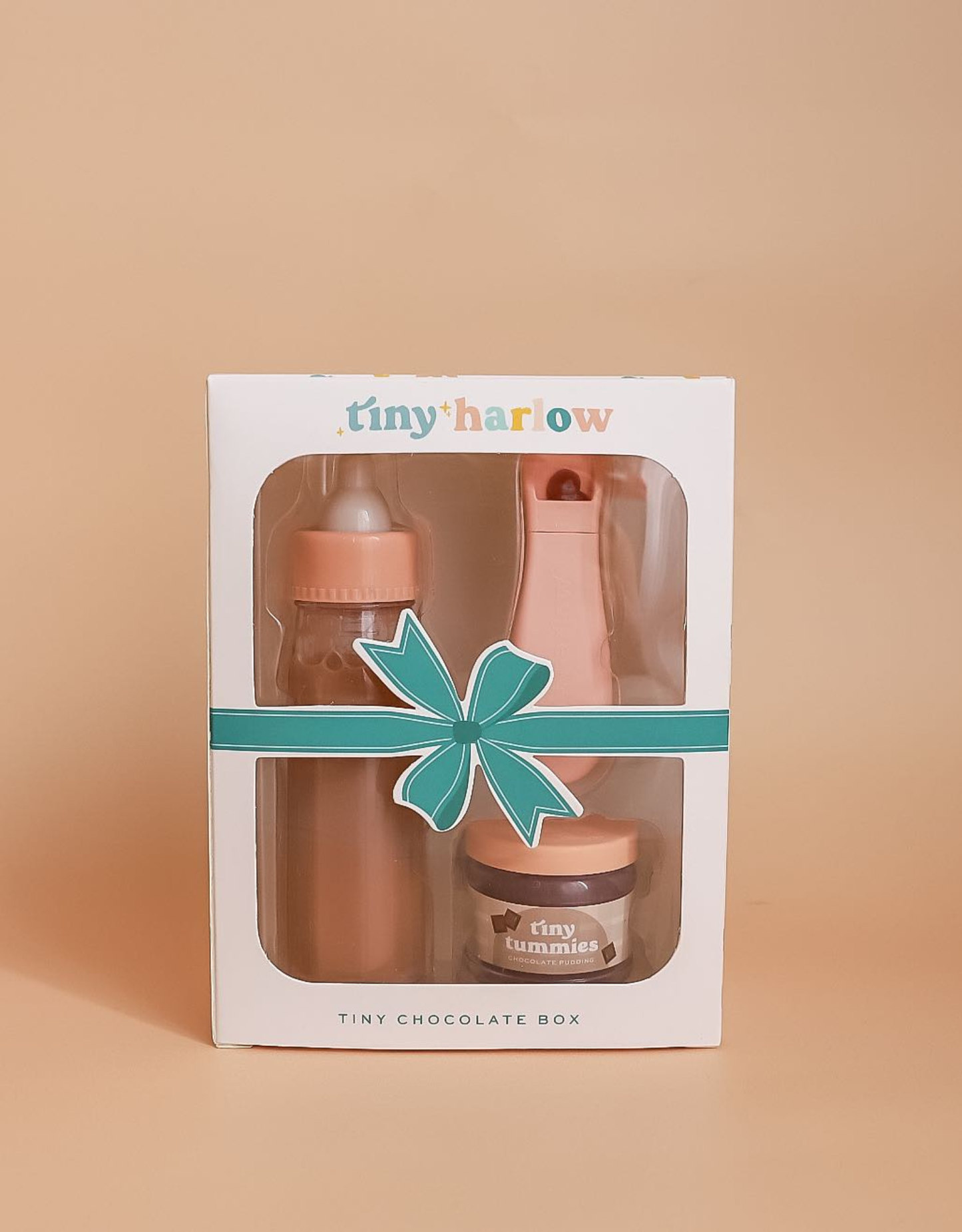 Tiny Tummies Puree and Milk Bottle - Chocolate