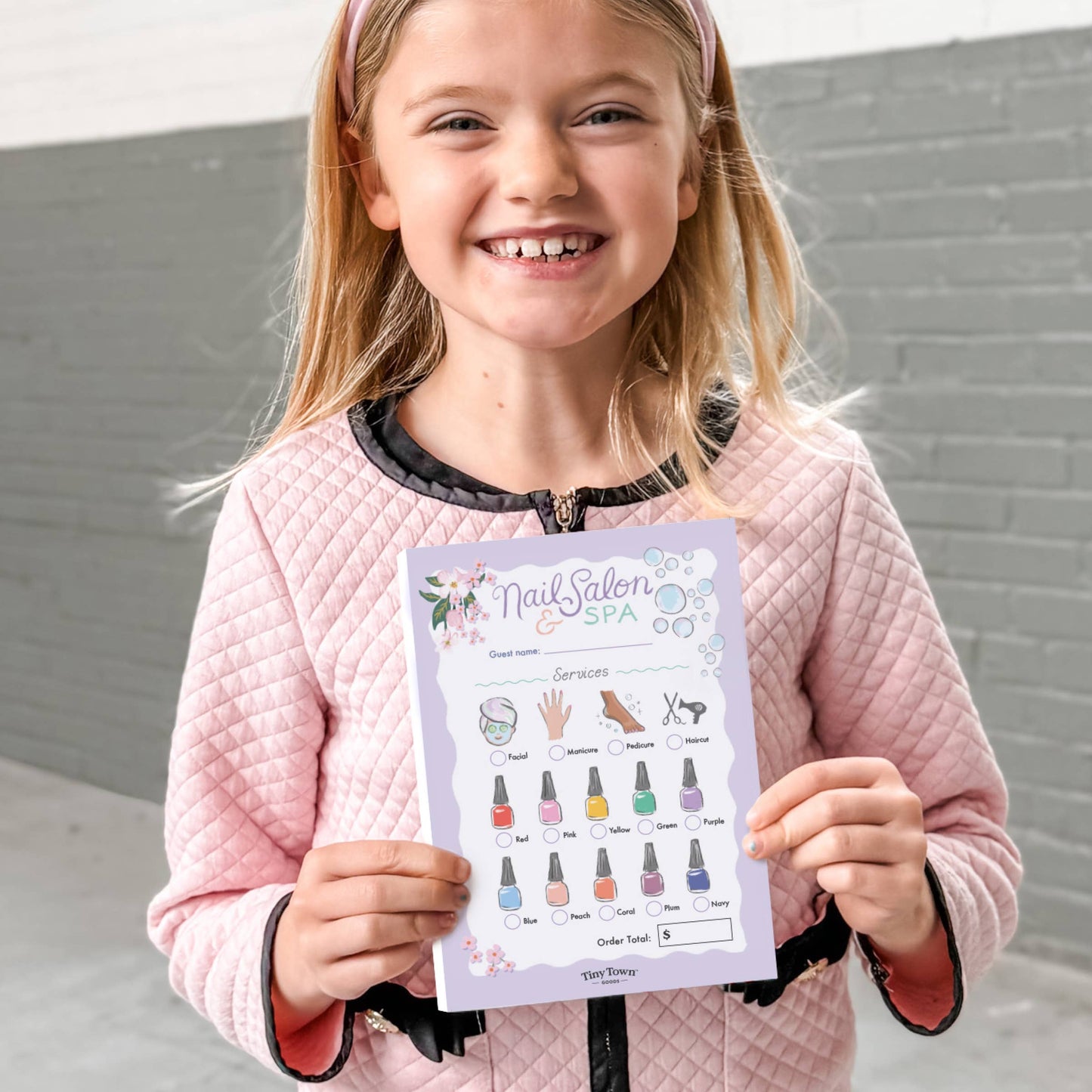 Pretend Play Notepad - Nail Salon & Spa
