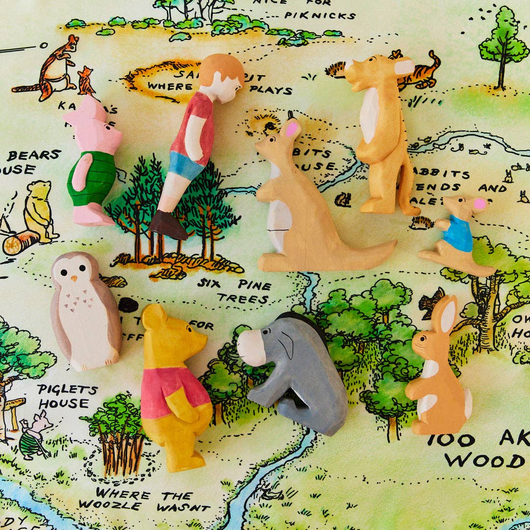 Piglet Woden Figure