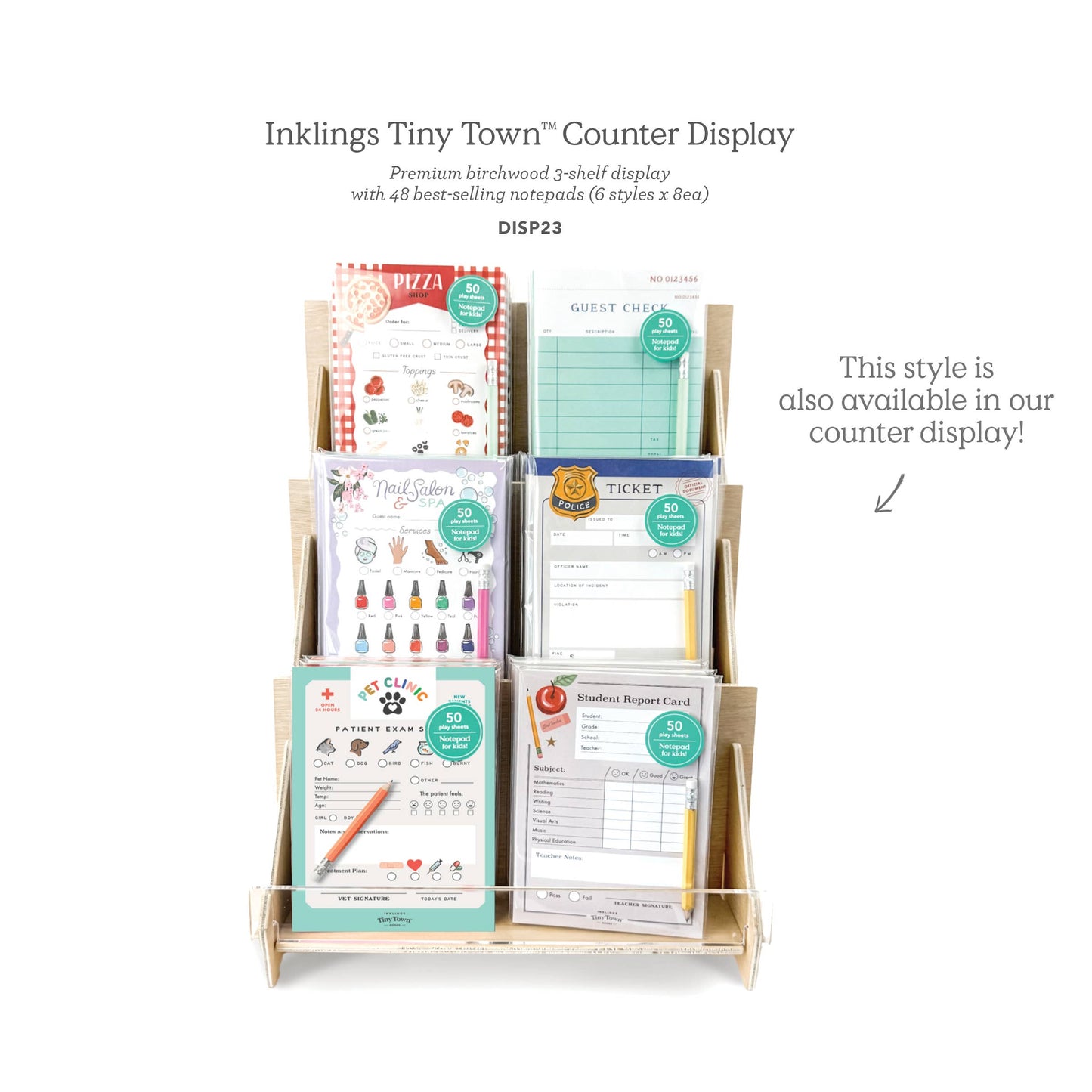Pretend Play Notepad - Report Card