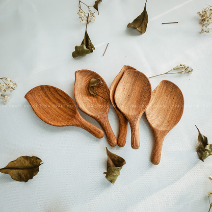 Wooden Leaf Spoon