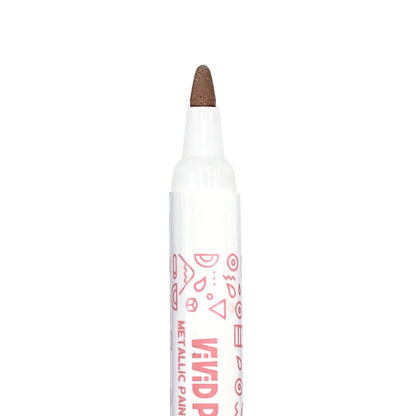Vivid Pop!: Opaque Water-Based Paint Markers - Metallic