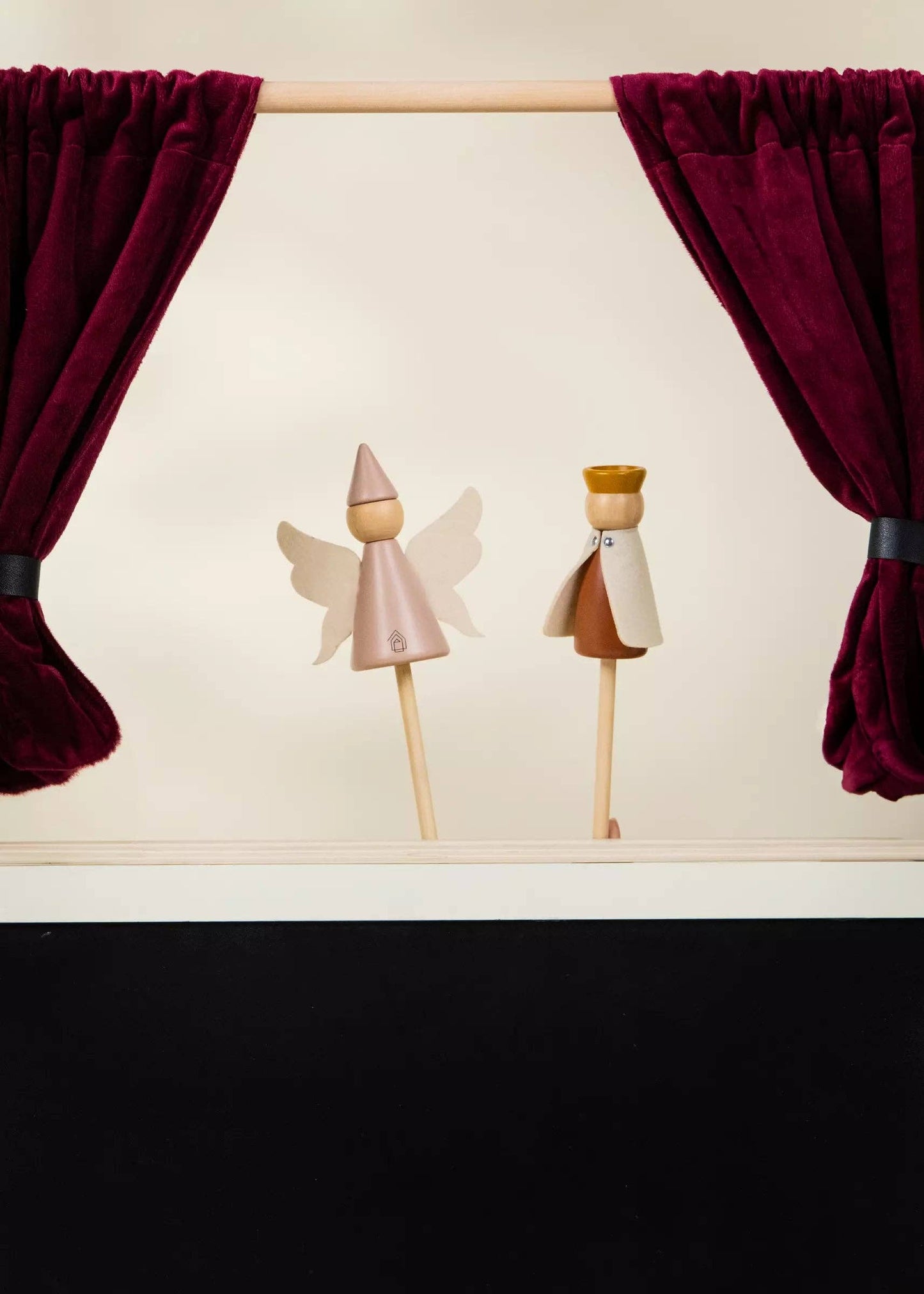 Set of 6 Wooden Puppets