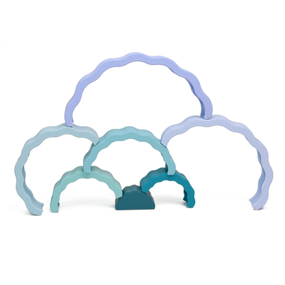 Montessori educational toy - Stackable rainbow
