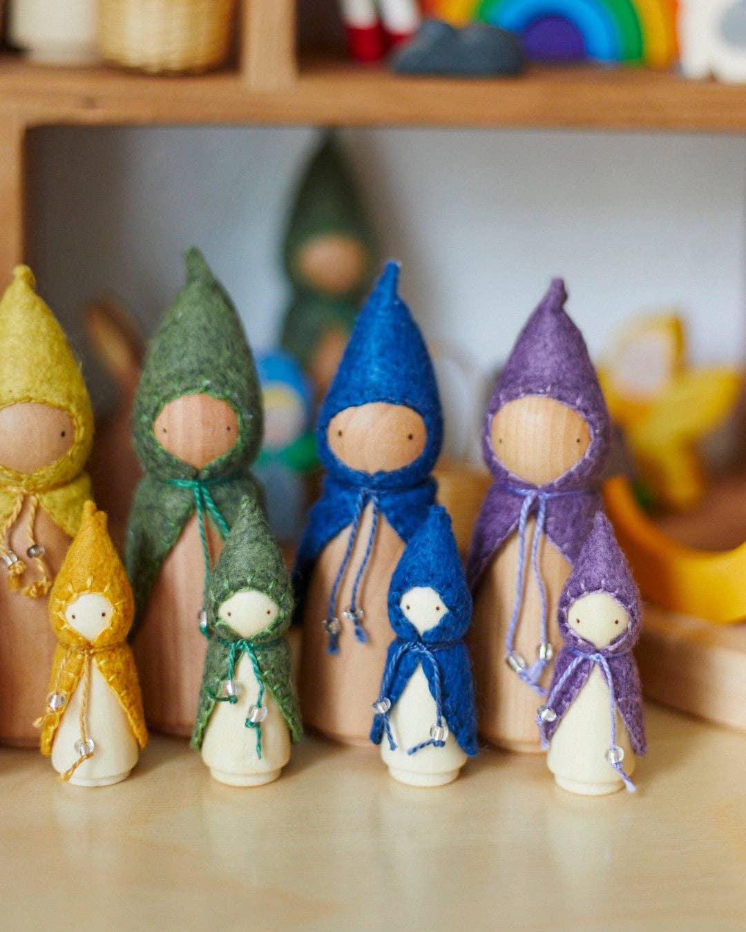 Mini Wooden Gnome