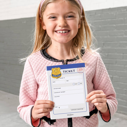 Pretend Play Notepad - Police Ticket