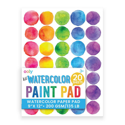 Lil' Watercolor Paint Pad - 9" x 12" (20 Sheets)