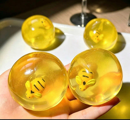 Coconut Oil Bee Squishy